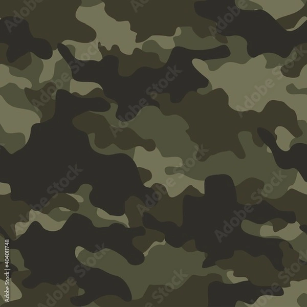Fototapeta seamless camouflage pattern