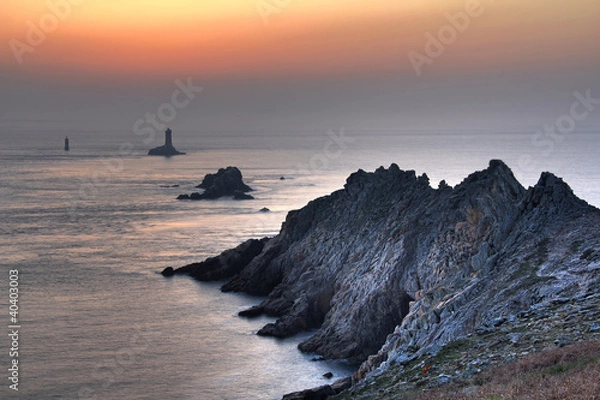 Obraz Sunset at  Pointe du raz