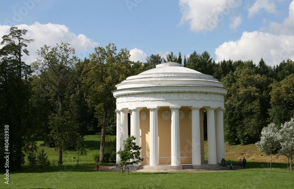 Obraz Pavilion in Pavlovsk Saint Petersburg Russia