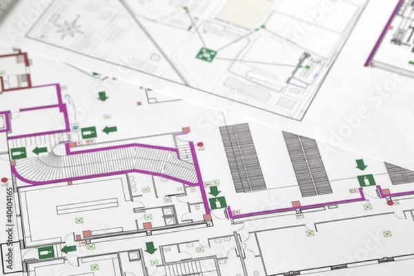 Obraz Plan ewakuacji