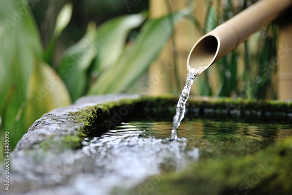 Fototapeta Japońska woda ręczna