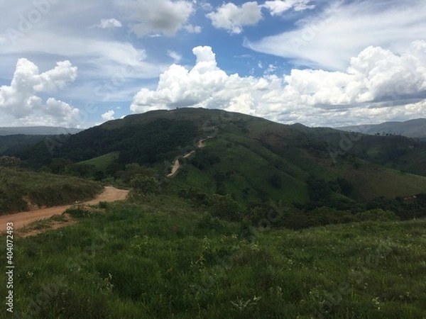 Obraz landscape with clouds