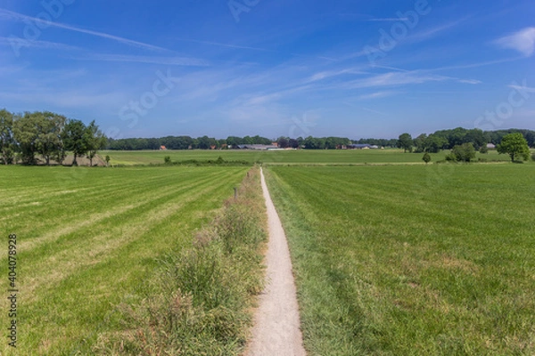 Obraz Bicycle path in the hills near Ootmarsum, Netherlands