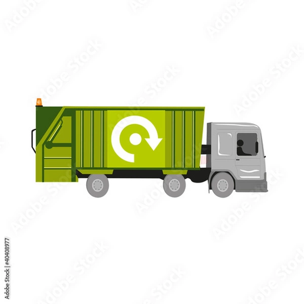 Obraz camion recyclage