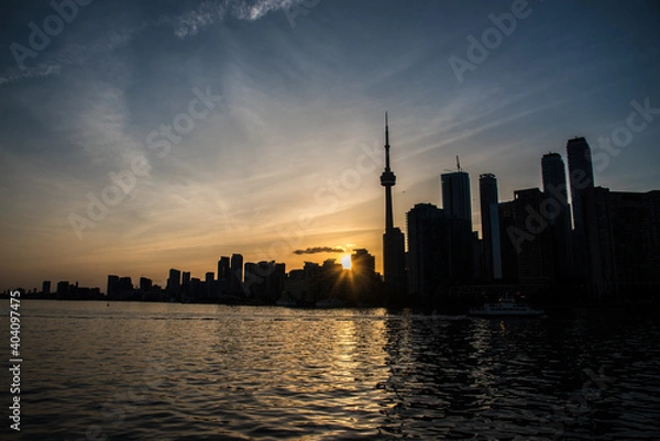 Obraz Toronto skyline at sunset