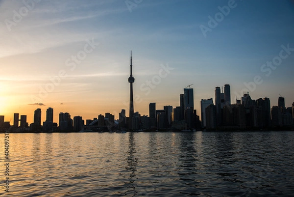 Obraz Toronto skyline at sunset