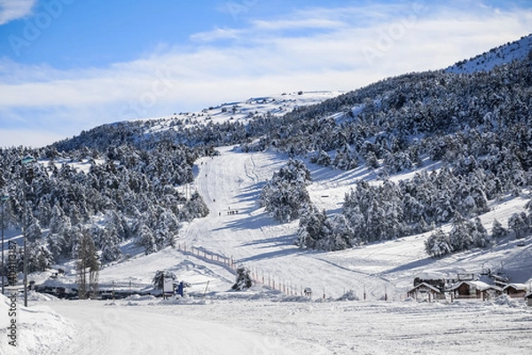Obraz Station de ski