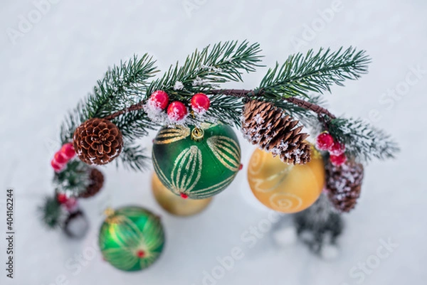 Obraz Christmas tree decorations
