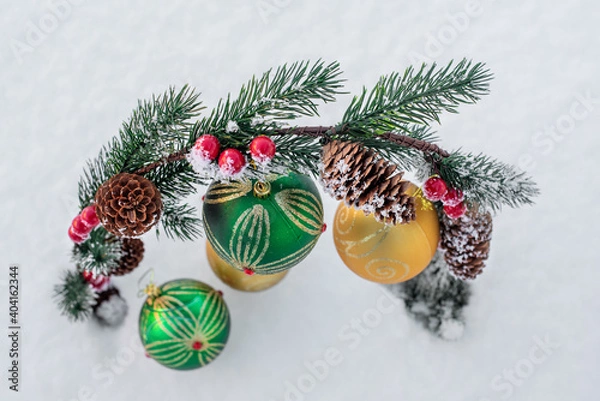 Obraz Christmas tree decorations