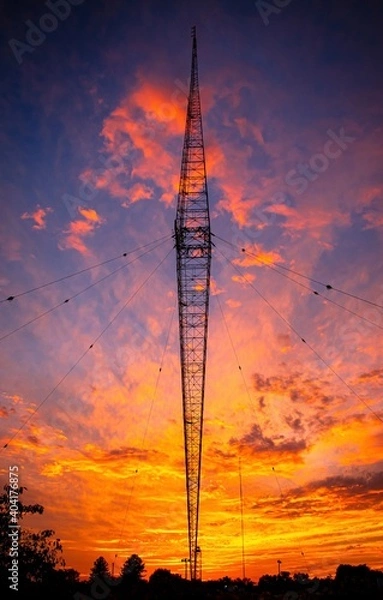 Obraz rado tower sunset 3
