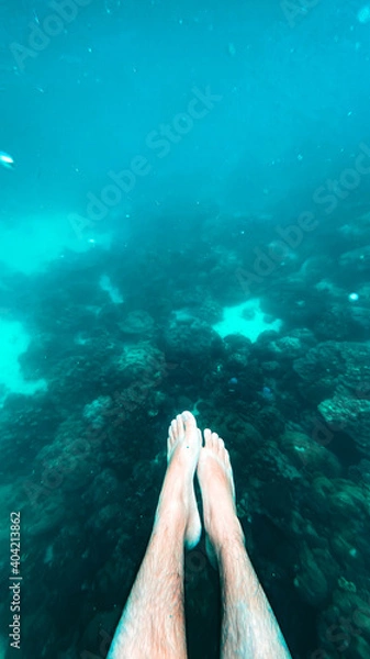 Fototapeta Dive into the sea of Koh Lipe