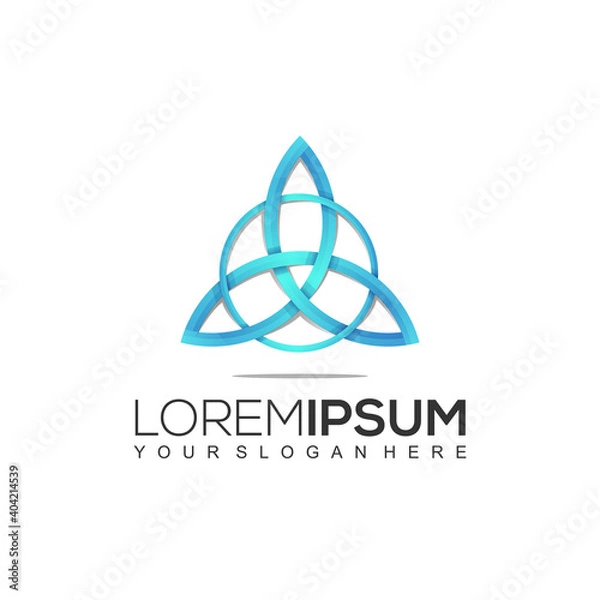 Fototapeta Modern Construction Circle Logo Template