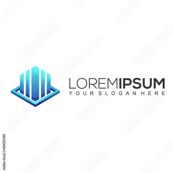 Obraz Modern Finance Logo Design Template