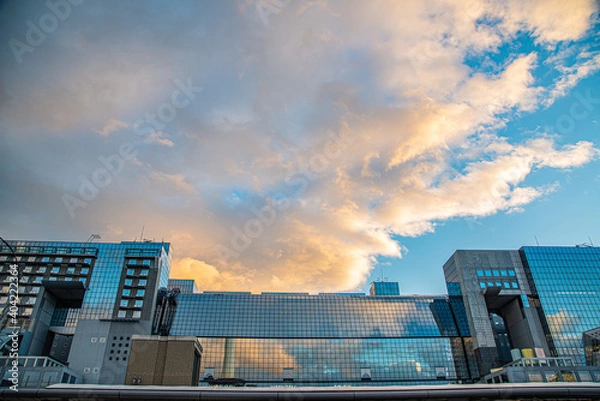 Obraz sunset in the city