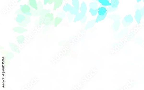 Fototapeta Light Green vector template with chaotic shapes.