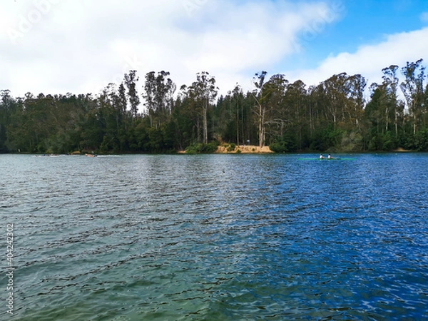 Obraz boat on the river