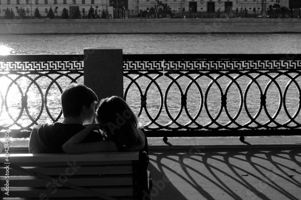 Fototapeta couple in love