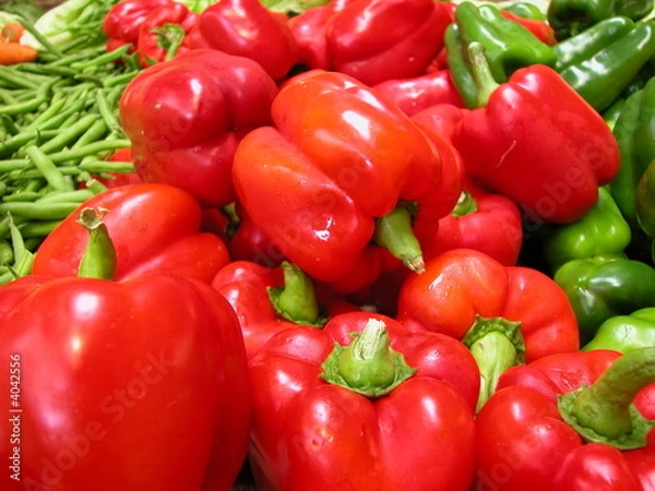 Fototapeta red capsicums