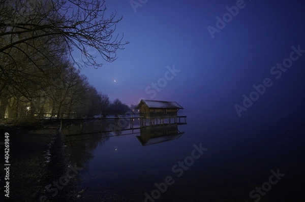 Obraz Bootshaus Steg

