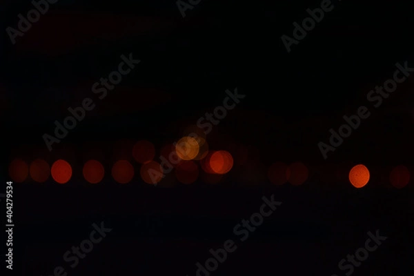 Fototapeta Lighting effects from a city