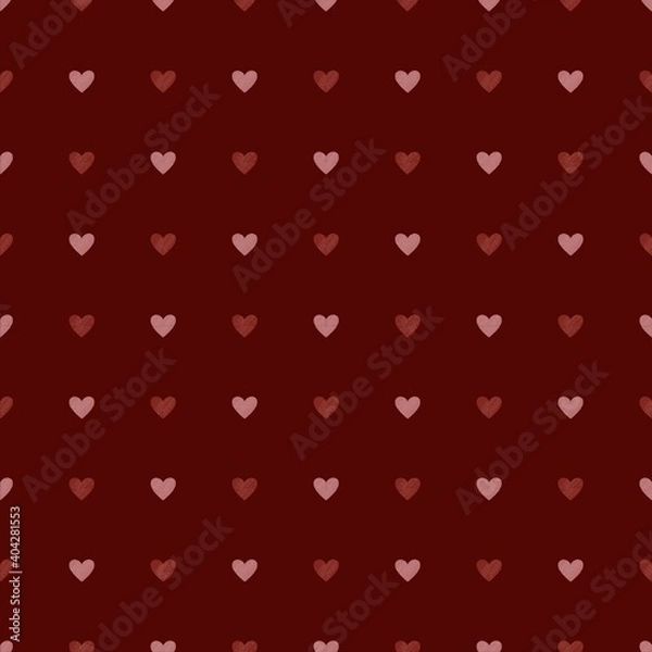 Fototapeta seamless pattern with hearts