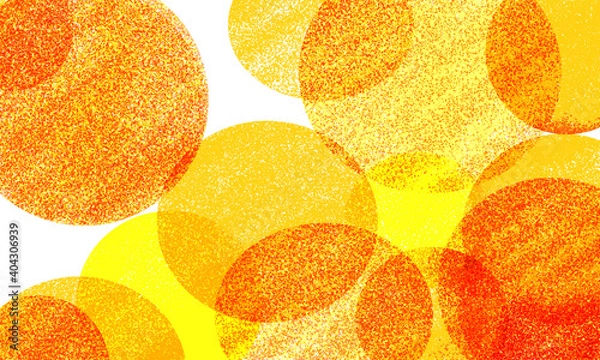 Obraz 円の重なる抽象ペイントの背景画像