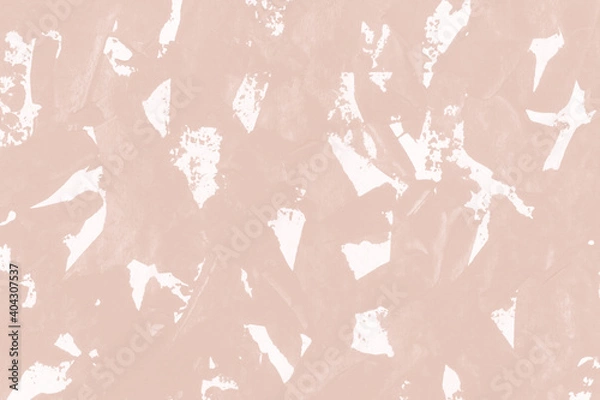 Fototapeta Modern contemporary acrylic background. Creamy texture made with a palette knife. Abstract painting on paper. Mess on the canvas.