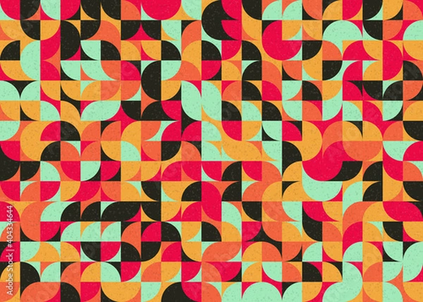 Fototapeta Abstract Geometric Pattern generative computational art illustration