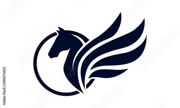 Obraz horse logo unique illustration