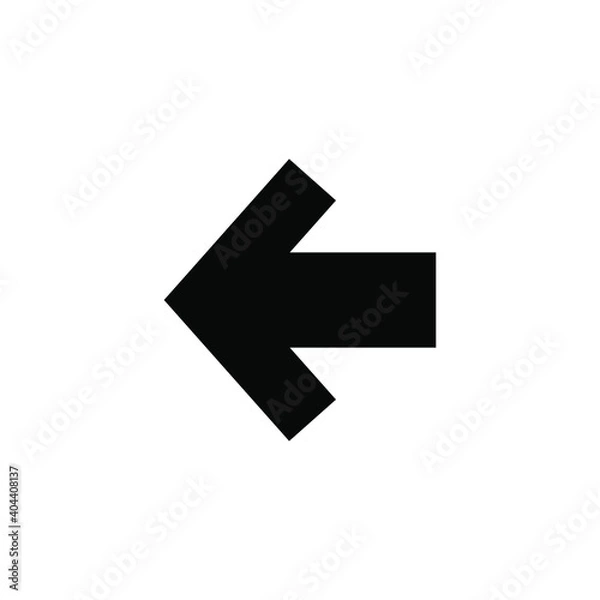 Fototapeta Back arrow icon