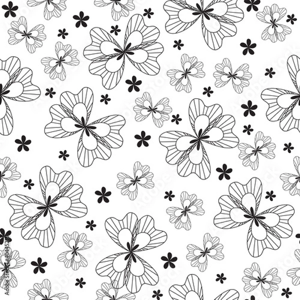 Fototapeta Seamless lace pattern
