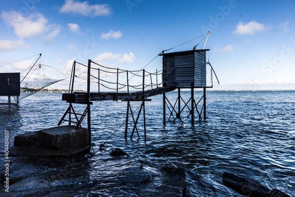 Fototapeta cabane de pêche