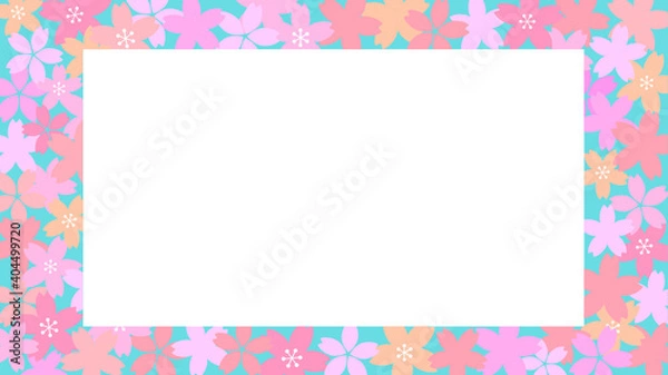 Fototapeta 桜のフレーム素材