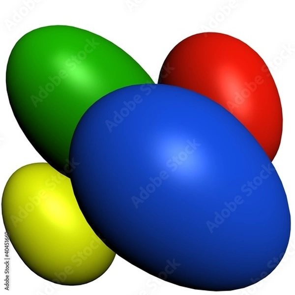 Fototapeta Colorful Easter eggs to Easter.