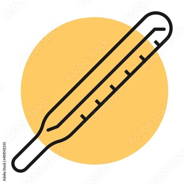 Obraz Thermometer - medical device for measuring temperature