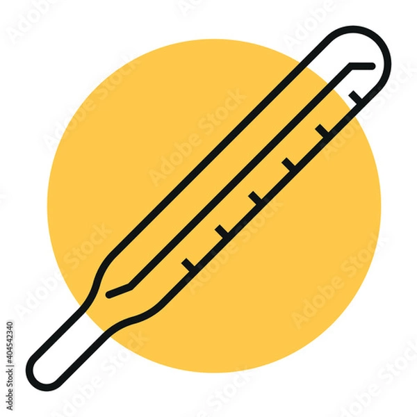 Obraz Thermometer - medical device for measuring temperature