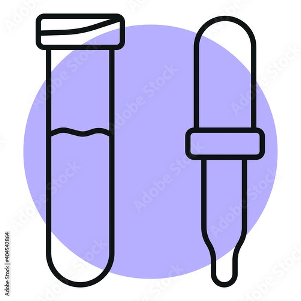 Fototapeta Dropper vector flat icon vector