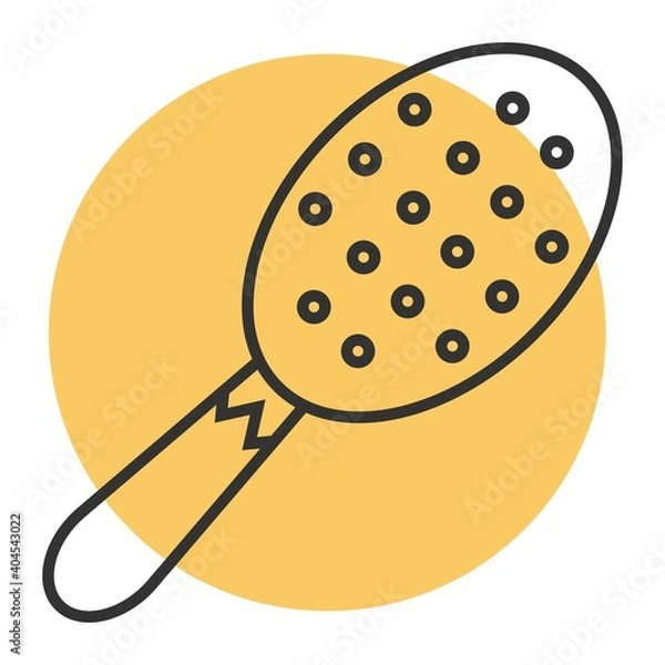 Obraz hair brush or comb icon vector