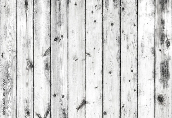Fototapeta Art is empty of the beautiful top view old white wood pattern natural, peeling surface, caused by weathering, texture or surface for design background of tone vintage, Pinaceae, Khasiya Pine