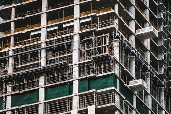 Fototapeta building under construction