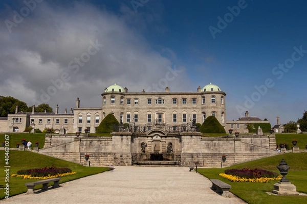 Fototapeta Powerscourt House is one of the most beautiful country estates in Ireland. Situated in the mountains of Wicklow Europe.