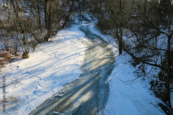Fototapeta Icy River