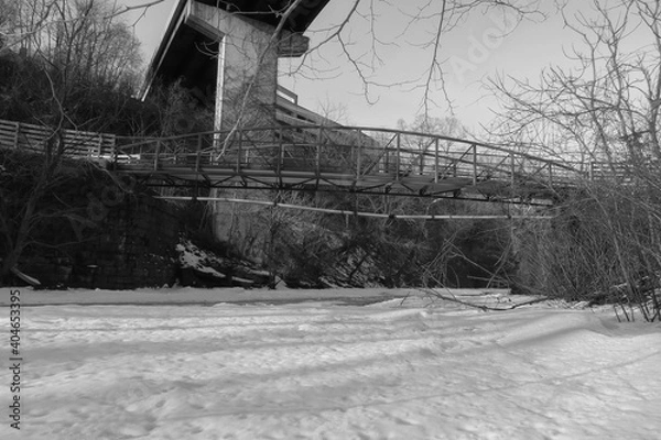 Fototapeta Icy Bridge