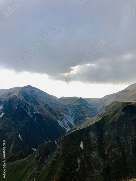 Obraz landscape with clouds