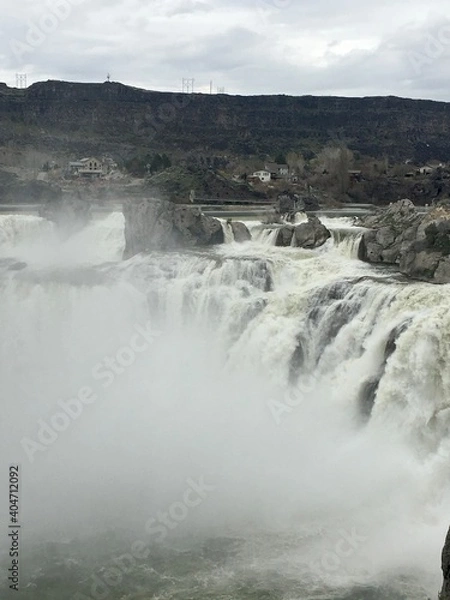 Fototapeta Waterfall on river
