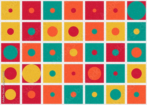 Fototapeta Abstract Geometric Pattern generative computational art illustration