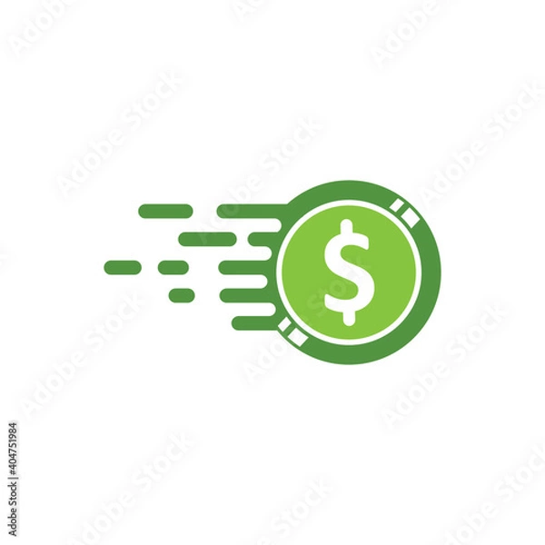 Obraz fast money  icon vector illustration