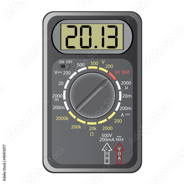 Fototapeta 2013 New Year Multimeter