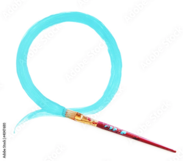 Fototapeta Blue Circle 2