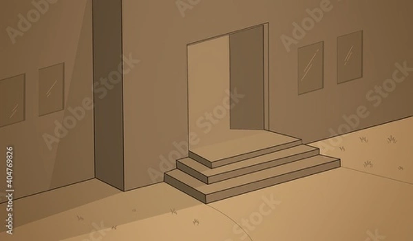 Obraz Schule in Nabibia, Schulgebäude